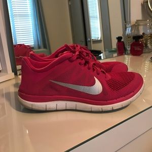 Pink Nike Frees